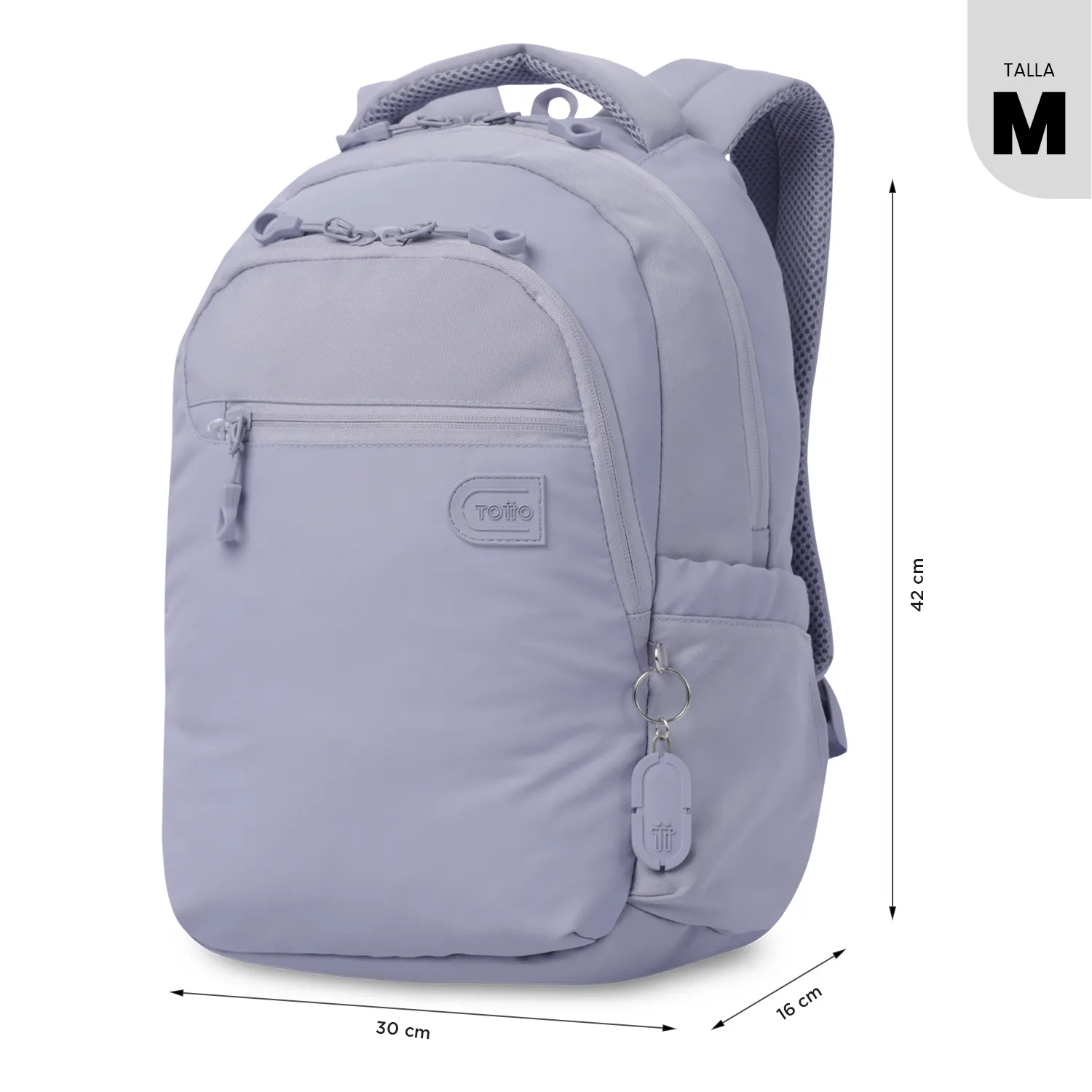 MORRAL TOTTO STEIF NARA UNIVERSITARIO PORTA PC 14" - TALLA M - LILA