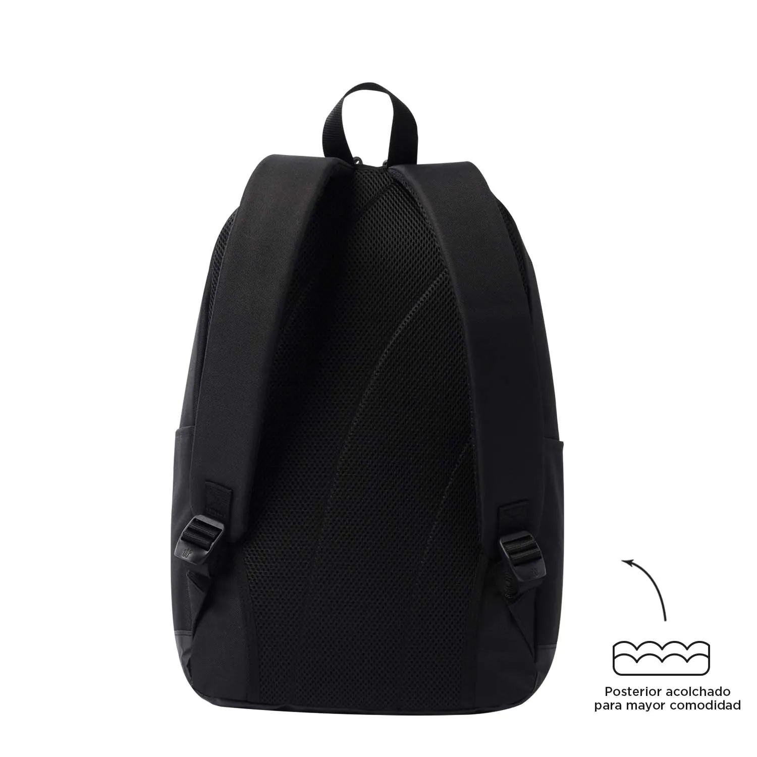 MORRAL TOTTO TOCAX UNIVERSITARIO PORTA PC 14" - TALLA L - NEGRO