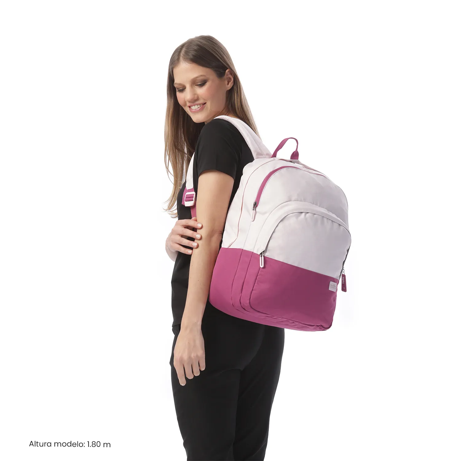 MORRAL TOTTO TOLUCA 2.0 EJECUTIVO PORTA PC 16" - TALLA L - ROSADO