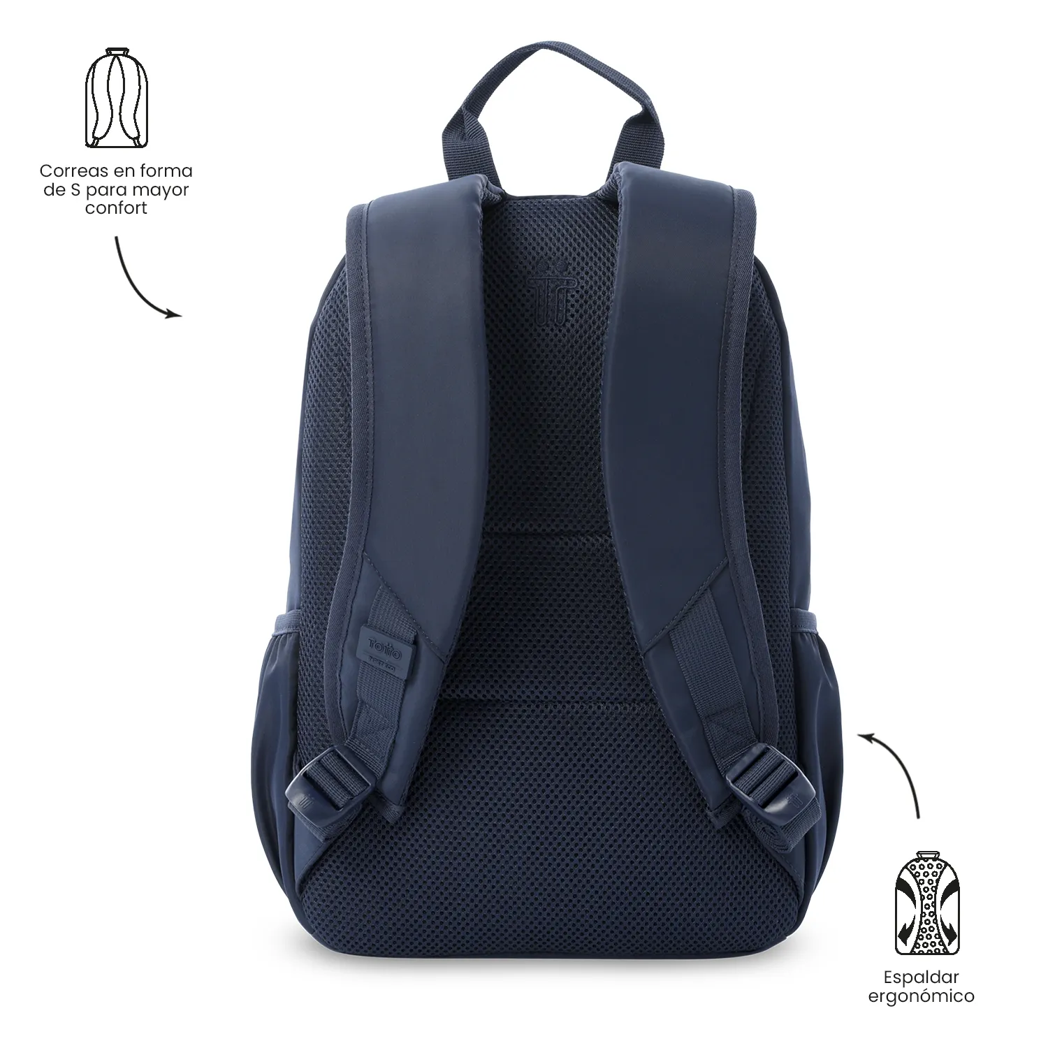 MORRAL TOTTO TRACER 1 UNIVERSITARIO PORTA PC 13" - TALLA M - AZUL