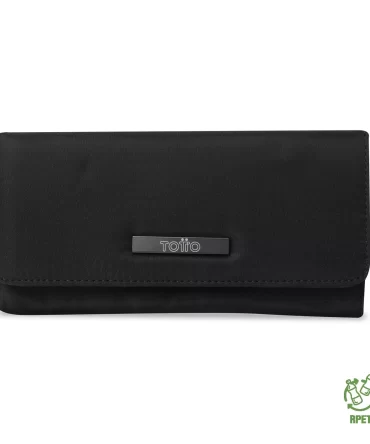 BILLETERA TOTTO ADELAIDE 2 RFID BLOCKER - NEGRO