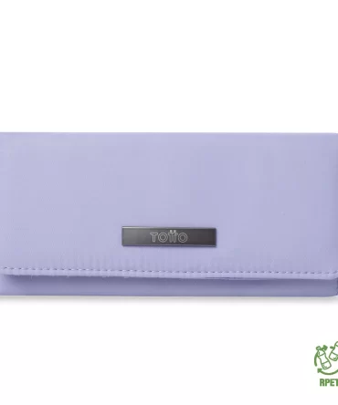 BILLETERA TOTTO ADELAIDE 2 RFID BLOCKER - LILA