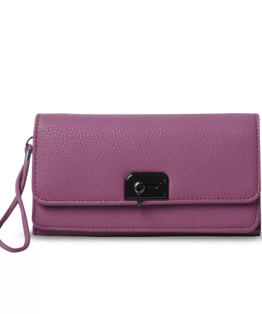 BILLETERA TOTTO SMOOTH SUB RFID BLOCKER - ROSADO