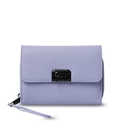 BILLETERA TOTTO SMOOTH CRI RFID BLOCKER - LILA