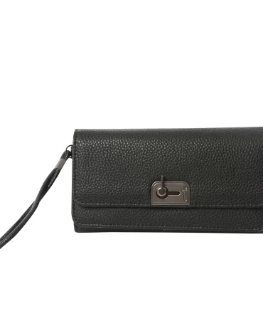 BILLETERA TOTTO SMOOTH SUB RFID BLOCKER - NEGRO