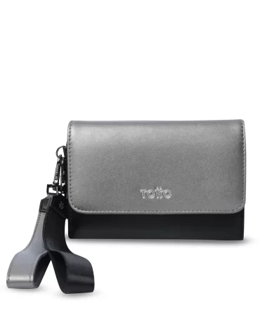 BILLETERA TOTTO STYLE CAN RFID BLOCKER - NEGRO