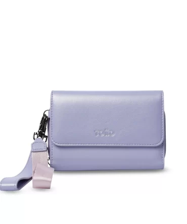 BILLETERA TOTTO STYLE CAN RFID BLOCKER - LILA