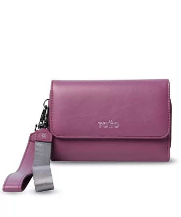 BILLETERA TOTTO STYLE CAN RFID BLOCKER - ROSADO