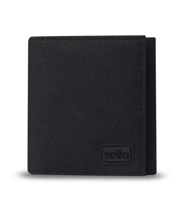 BILLETERA TOTTO RIVA AQ RFID BLOCKER - NEGRO