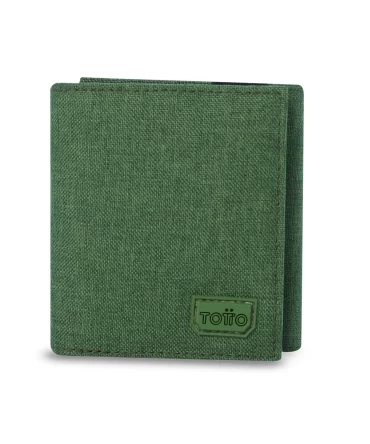 BILLETERA TOTTO RIVA AQ RFID BLOCKER - VERDE