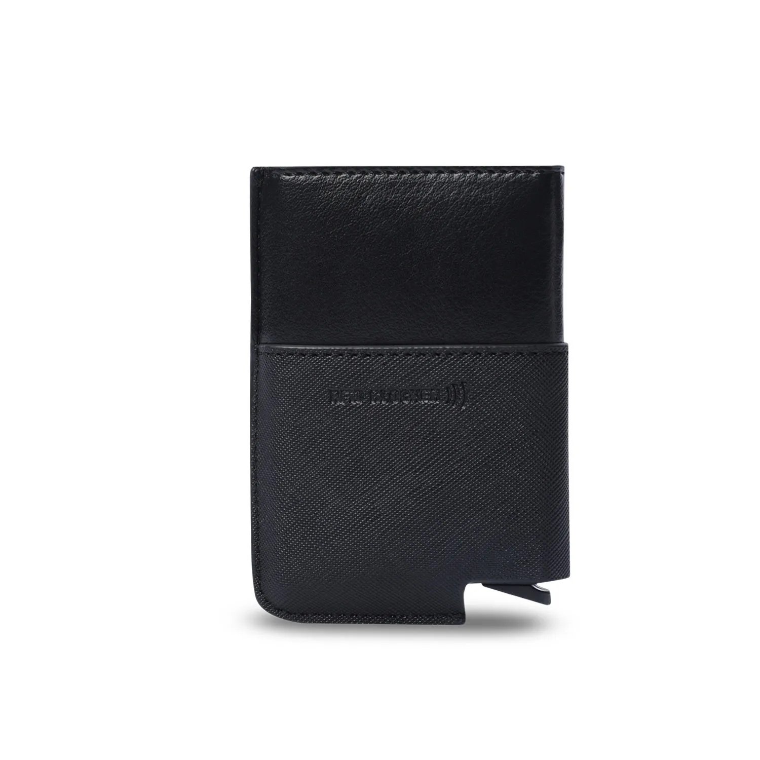 BILLETERA TOTTO SAFFIANO TAR - PORTADOCUMENTOS - RFID BLOCKER - NEGRO