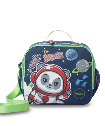 LONCHERA TOTTO PANDA SPACE - AZUL