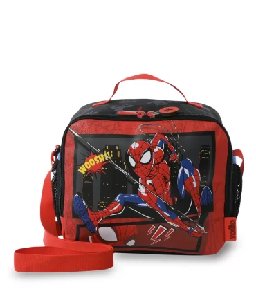 LONCHERA TOTTO SPIDERMAN HERO - NEGRO