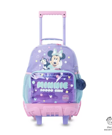 MORRAL TOTTO RUEDAS MINNIE - TALLA M - LILA