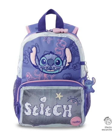 MORRAL TOTTO STITCH ON THE BEACH - TALLA S - AZUL