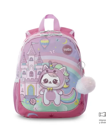 MORRAL TOTTO MAGIC SPARK - TALLA S - ROSADO