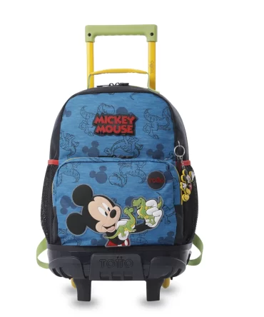 MORRAL TOTTO RUEDAS MICKEY - TALLA M - AZUL