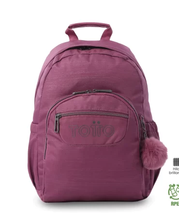 MORRAL TOTTO GOMMAS NEO PORTA PC 13" - TALLA M - ROSADO