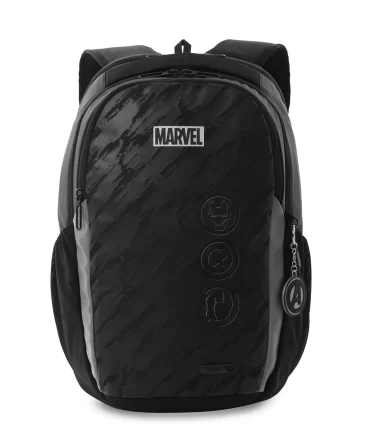 MORRAL TOTTO MARVEL BLACK - TALLA M - NEGRO