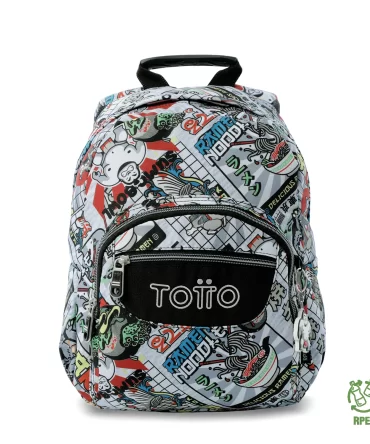 MORRAL TOTTO TEMPERA - TALLA S - GRIS