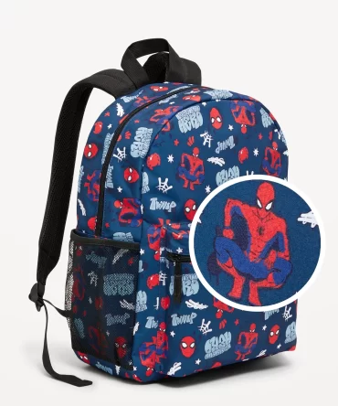 MORRAL OLD NAVY MARVEL SPIDERMAN CANVAS - TALLA M - AZUL