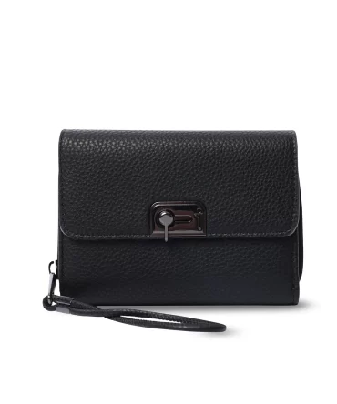 BILLETERA TOTTO SMOOTH CRI RFID BLOCKER - NEGRO