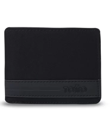 BILLETERA TOTTO VLIDERI 3.0 RFID BLOCKER - NEGRO