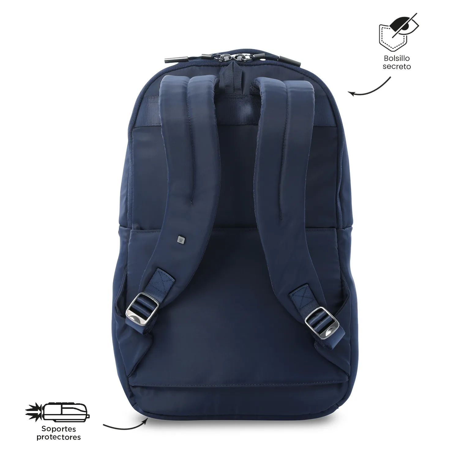 MORRAL TOTTO ROXANNE - TALLA M - AZUL - Imagen 6