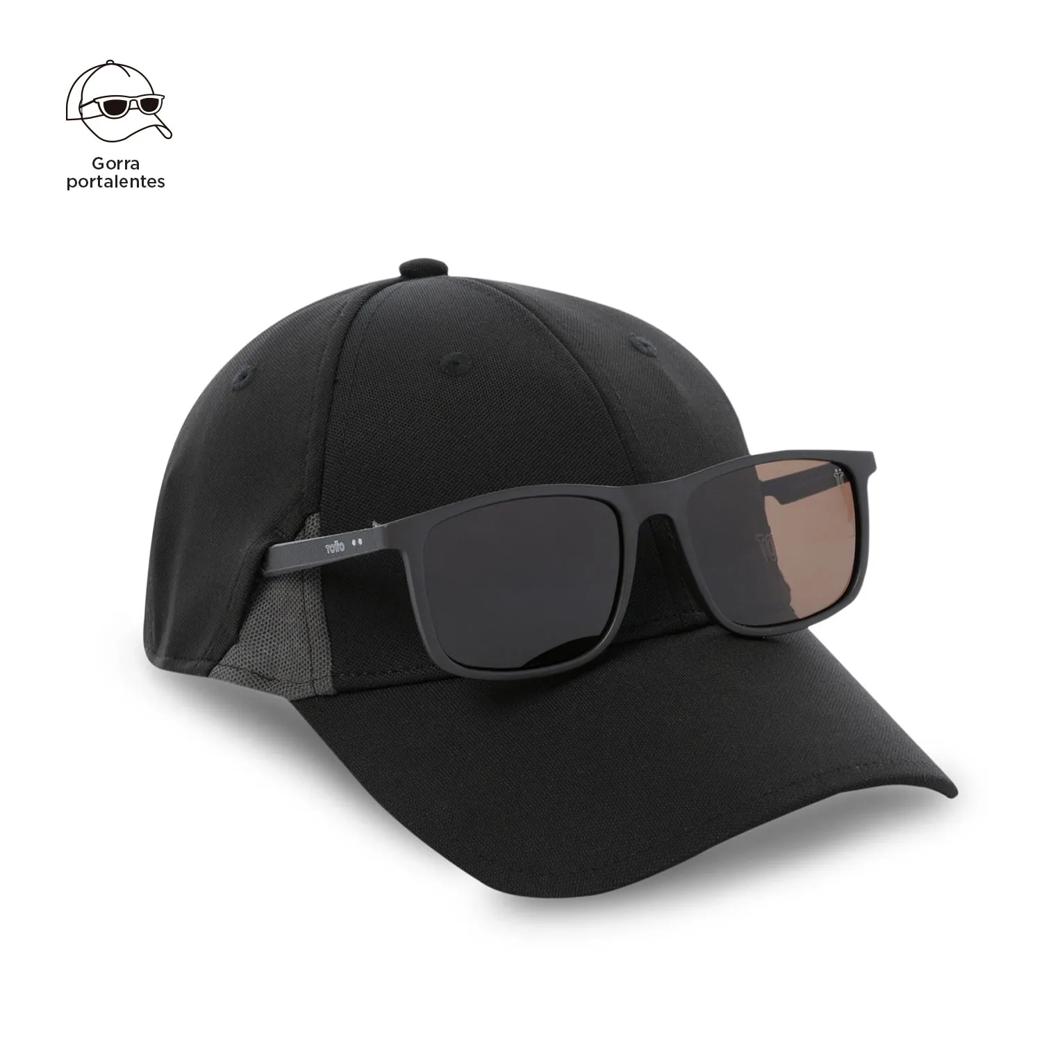 CACHUCHA TOTTO FOLKINS - NEGRO - Imagen 4