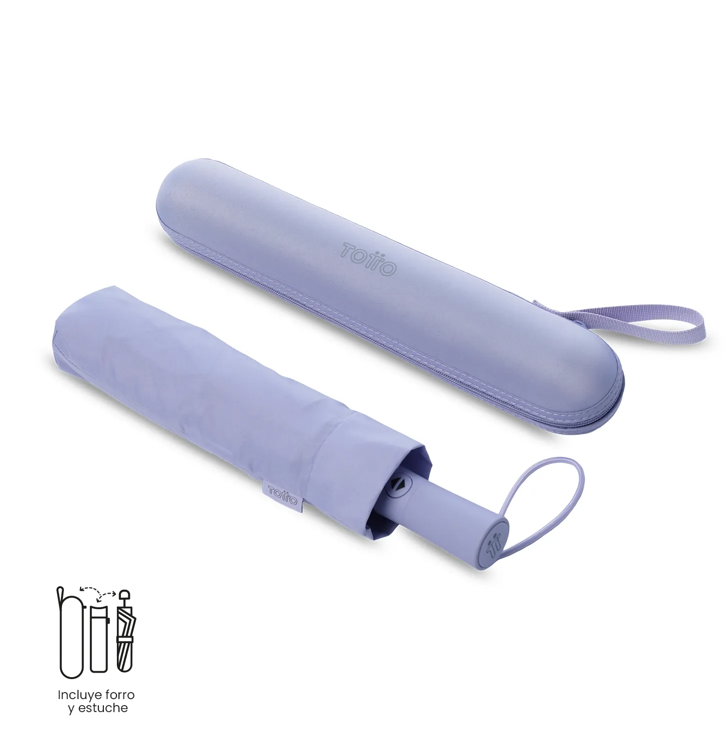 SOMBRILLA TOTTO BRELLA - LILA CON ESTUCHE - Imagen 5
