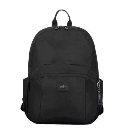 MORRAL TOTTO TRIK UNIVERSITARIO PORTA PC 14" - TALLA M - NEGRO