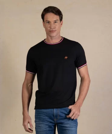 CAMISETA POLO CLUB HOMBRE - CUELLO REDONDO