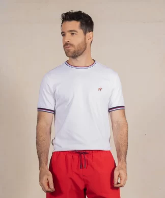 CAMISETA POLO CLUB HOMBRE - CUELLO REDONDO
