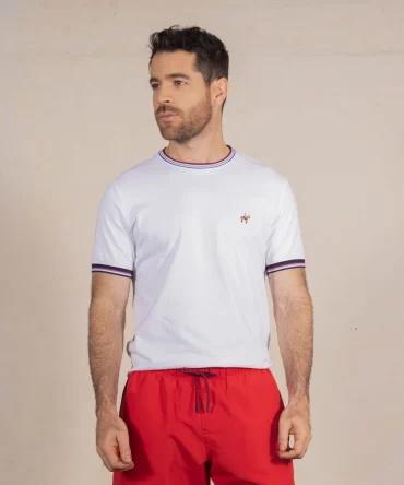 CAMISETA POLO CLUB HOMBRE - CUELLO REDONDO