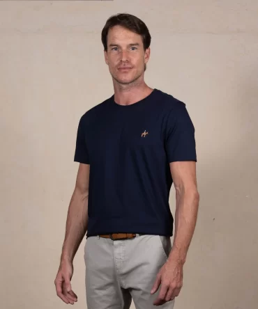 CAMISETA POLO CLUB HOMBRE - CUELLO REDONDO