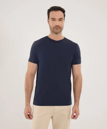 CAMISETA OSTU HOMBRE - CUELLO BOTONES
