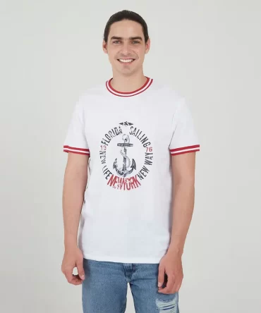 CAMISETA OSTU HOMBRE - CUELLO REDONDO