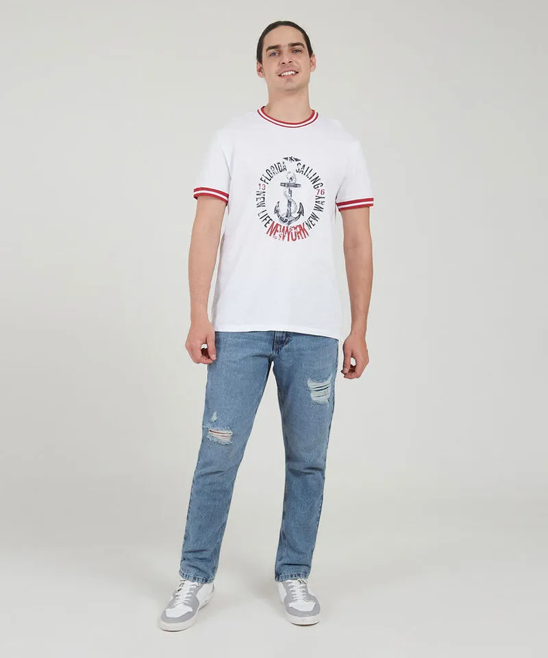 CAMISETA OSTU HOMBRE - CUELLO REDONDO - Imagen 3