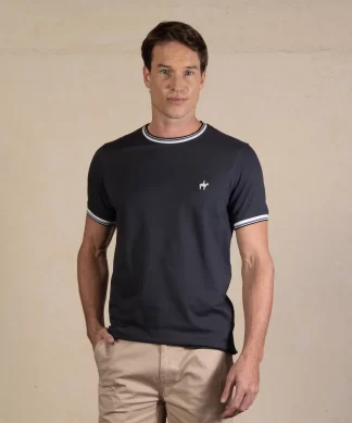 CAMISETA POLO CLUB HOMBRE - CUELLO REDONDO
