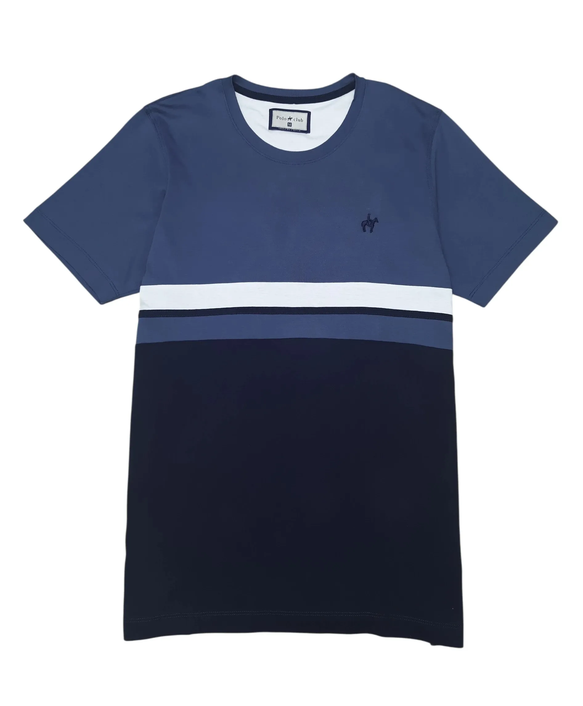 CAMISETA POLO CLUB HOMBRE - CUELLO REDONDO