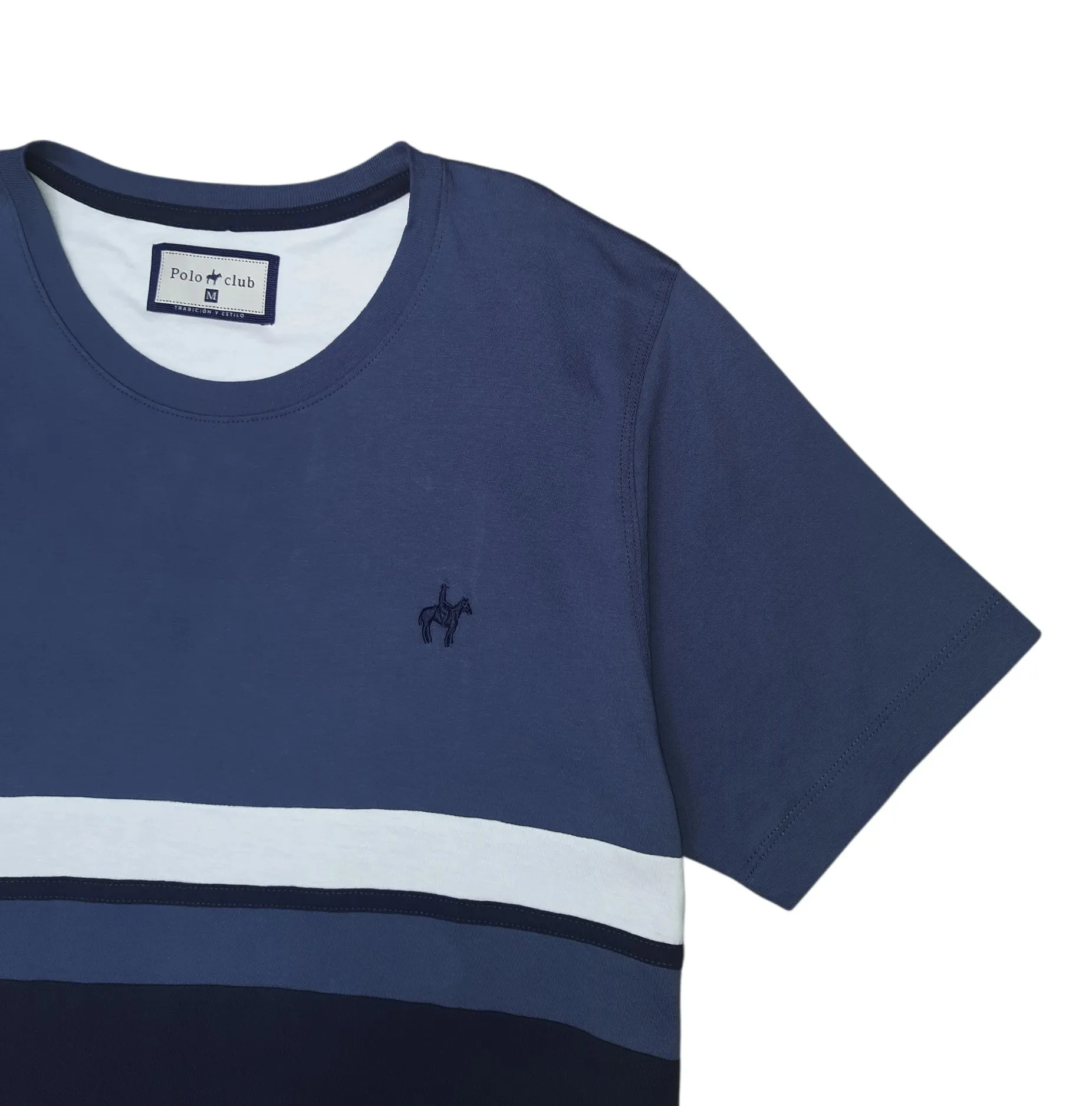 CAMISETA POLO CLUB HOMBRE - CUELLO REDONDO - Imagen 2