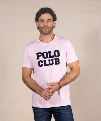 CAMISETA POLO CLUB HOMBRE - CUELLO REDONDO