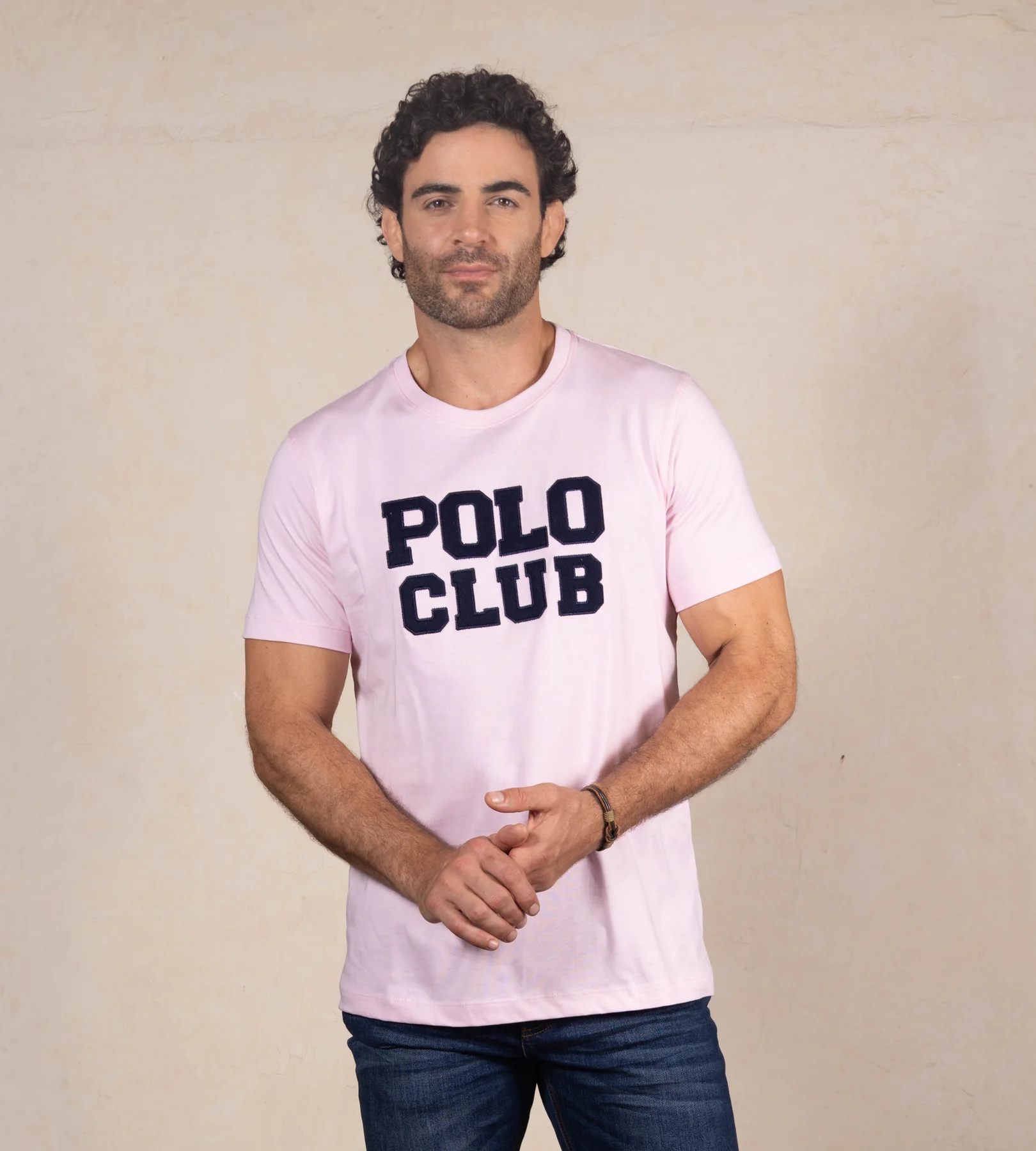 CAMISETA POLO CLUB HOMBRE - CUELLO REDONDO