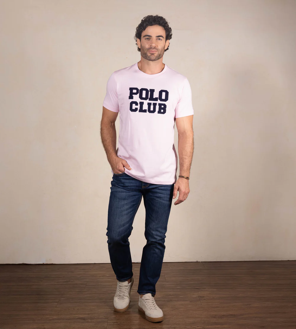 CAMISETA POLO CLUB HOMBRE - CUELLO REDONDO - Imagen 2