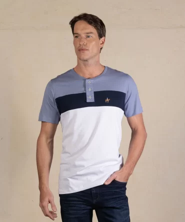 CAMISETA POLO CLUB HOMBRE - CUELLO REDONDO