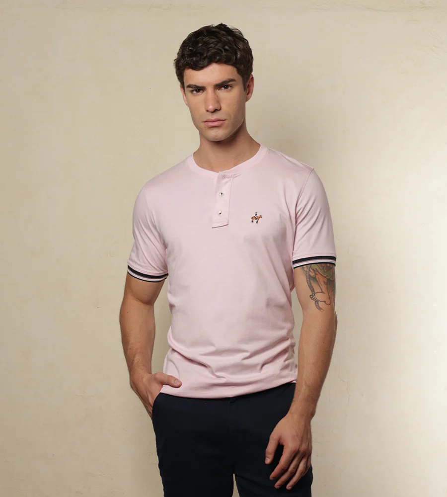 CAMISETA POLO CLUB HOMBRE - CUELLO REDONDO