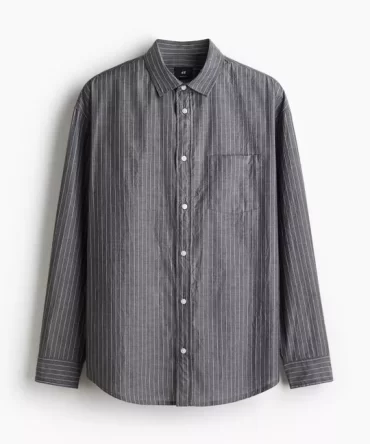 CAMISA H&M HOMBRE - MANGA LARGA