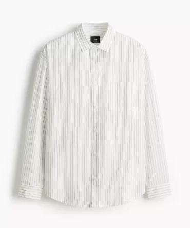 CAMISA H&M HOMBRE - MANGA LARGA