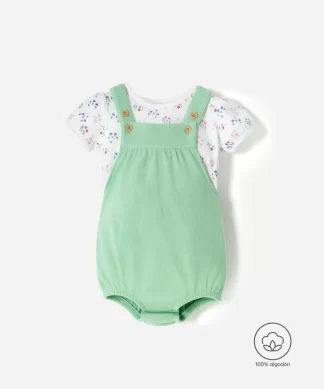 CONJUNTO BABY FRESH NIÑA - ENTERIZO+CAMISETA