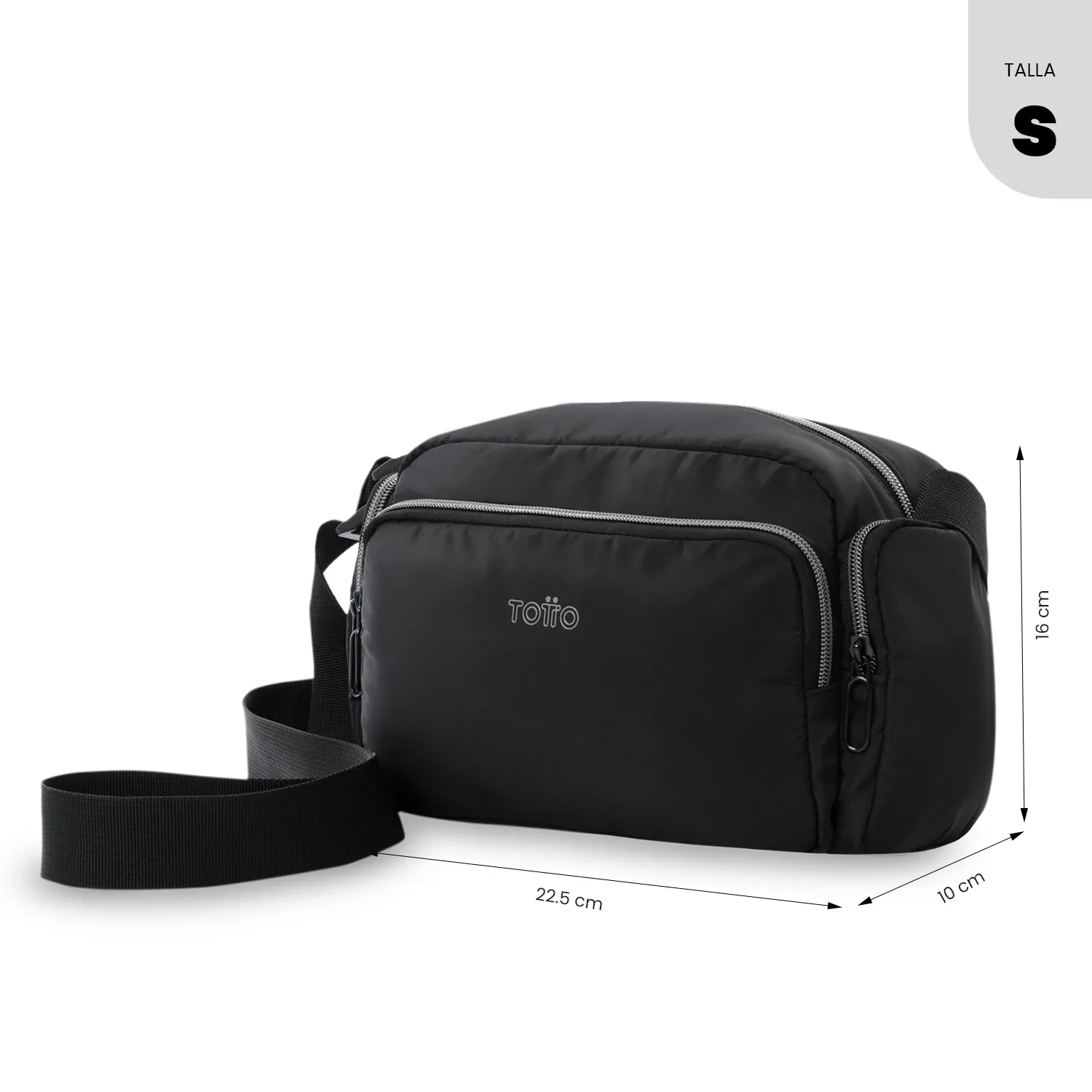 BOLSO TOTTO BRASIL - NEGRO - TALLA S - Imagen 2